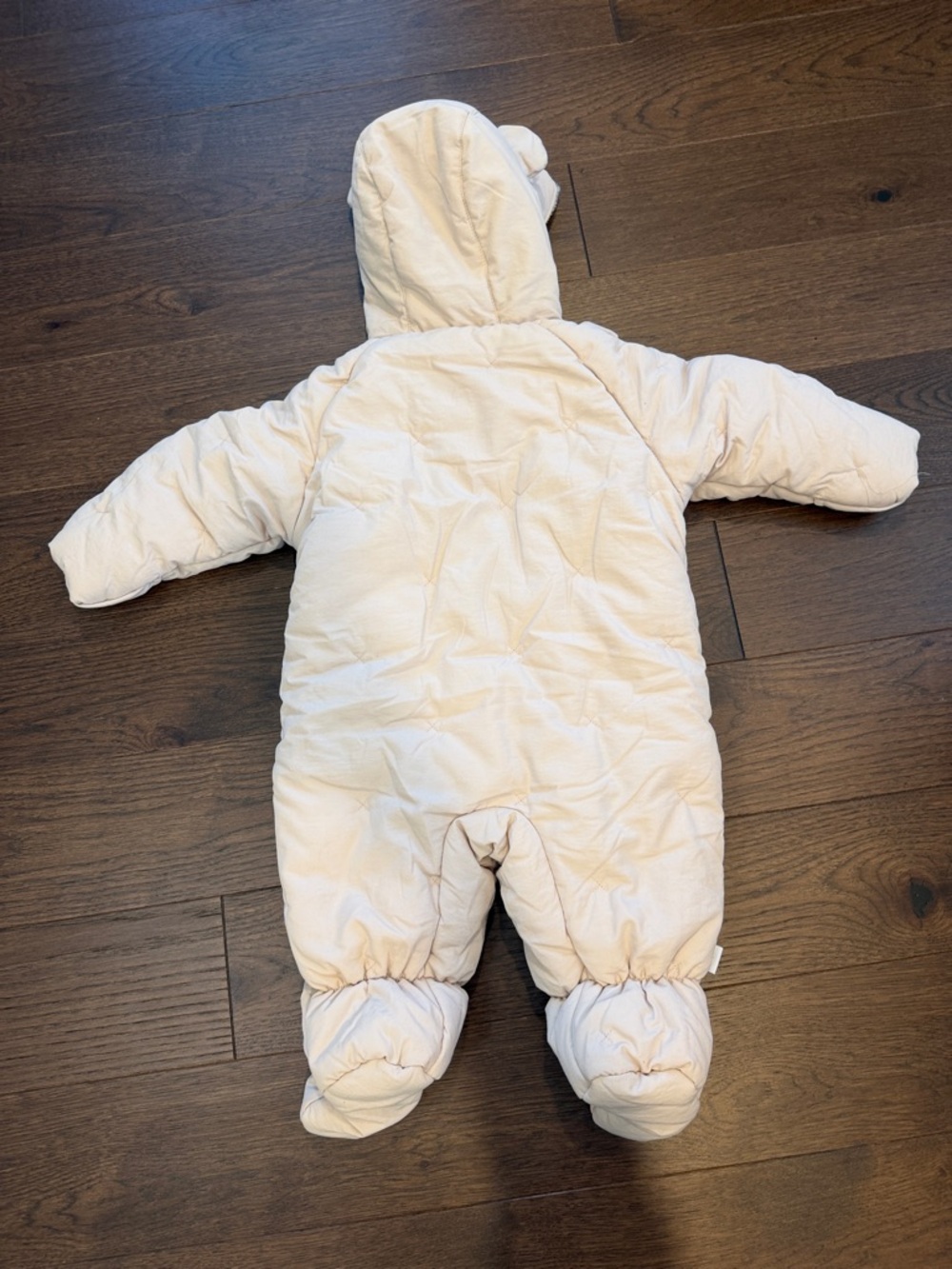 7 AM Enfant Bebe snowsuit Tan - Size 6-12 Months - C39-069 - Picture 8 of 9
